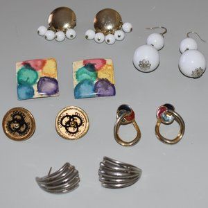 Lot of Estate Pierced Earrings